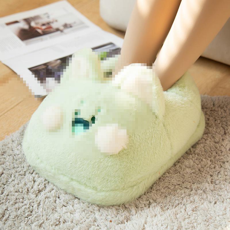 

Регулируемая электрическая плюшевая грелка для ног и сушилка для зимы Green Internet celebrity cat (imitation rabbit fur is warmer. 110v-250v general purpose