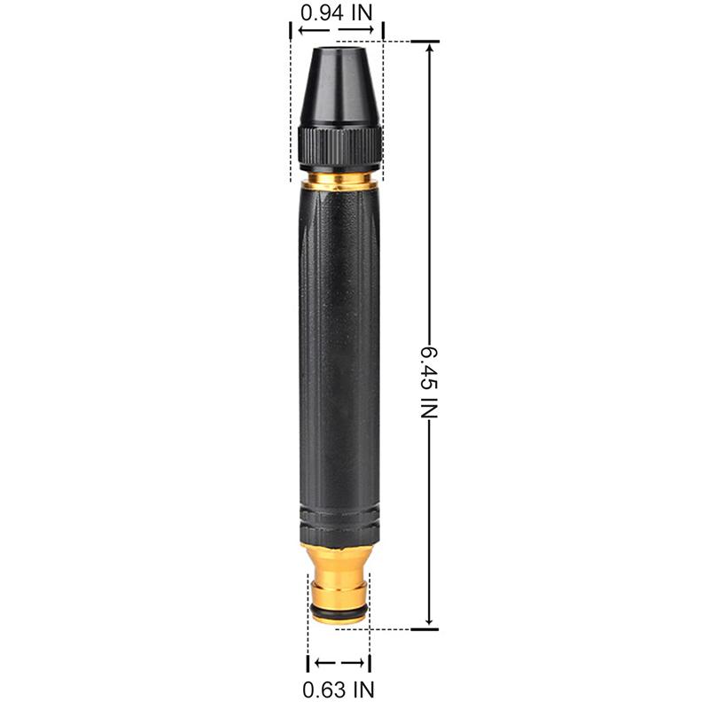 

Garden Watering Gun Water System High Pressure Sprinkler Car Washing Products Gadgets Hose Spray Rifle Sprayer Guns Washers Home чёрный