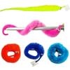 5PCS Funny Worm Magic Props Toys for Children Kids Beginners Wiggly Twisty Worm with Invisible String Party Games Trick Toys