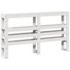 Solid Wood Bed without Mattress White 120x190 cm Pine Wood