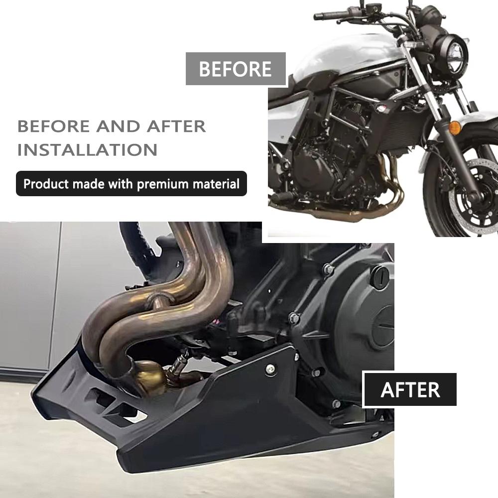 For ELIMINATOR 500 Eliminator500 Bottom deflector Engine Chassis Protection cover Guard Protection Motorcycle Accessories