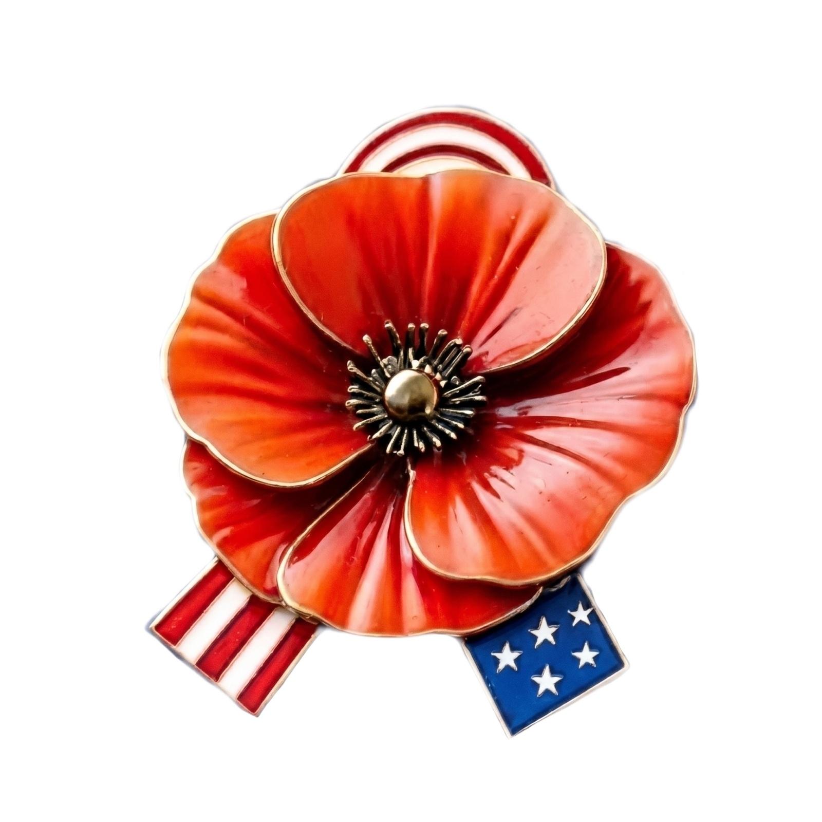 

Soldier Commemorative Poppy Badge One Size