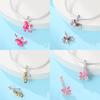 Sweety Copper Cake Poodle Crown Flowers Lover Luminous Charms Beads Fit 3Mm Bracelets Diy Fine Jewelry Making