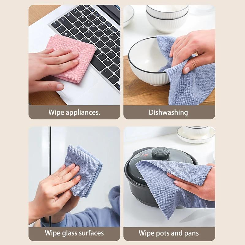 Disposable Withdrawable Dishcloth Kitchen Household Cleaning Water Absorbing Dish Towel Durable Convenient Cloth