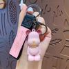 Creative Epoxy Bow Tie Bear Keychain Pendant Cute Bear Car Key Chain Bag Pendant Small Gift