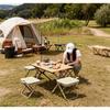 Taşınabilir çok işlevli açık piknik kamp katlanır sandalye, ultra hafif balıkçı taburesi, seyahat taburesi, balıkçılık aksesuarları