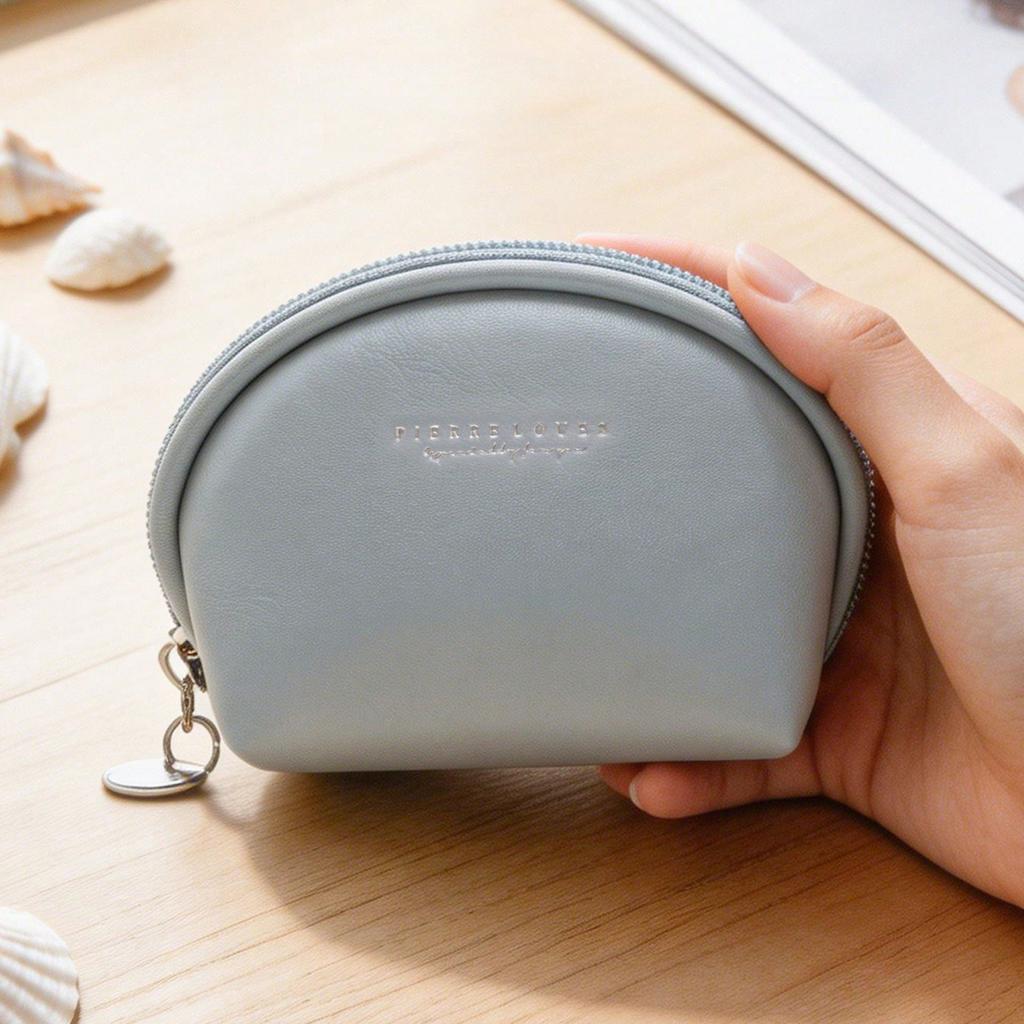Shell PU Storage Bag Women's Compact Portable Key Coin Bag Change Bag