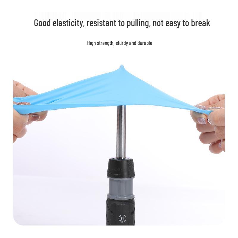 Vise Blue Thickened Nitrile Disposable Gloves - Durable Food Grade for Beauty, Catering, and Home Use.