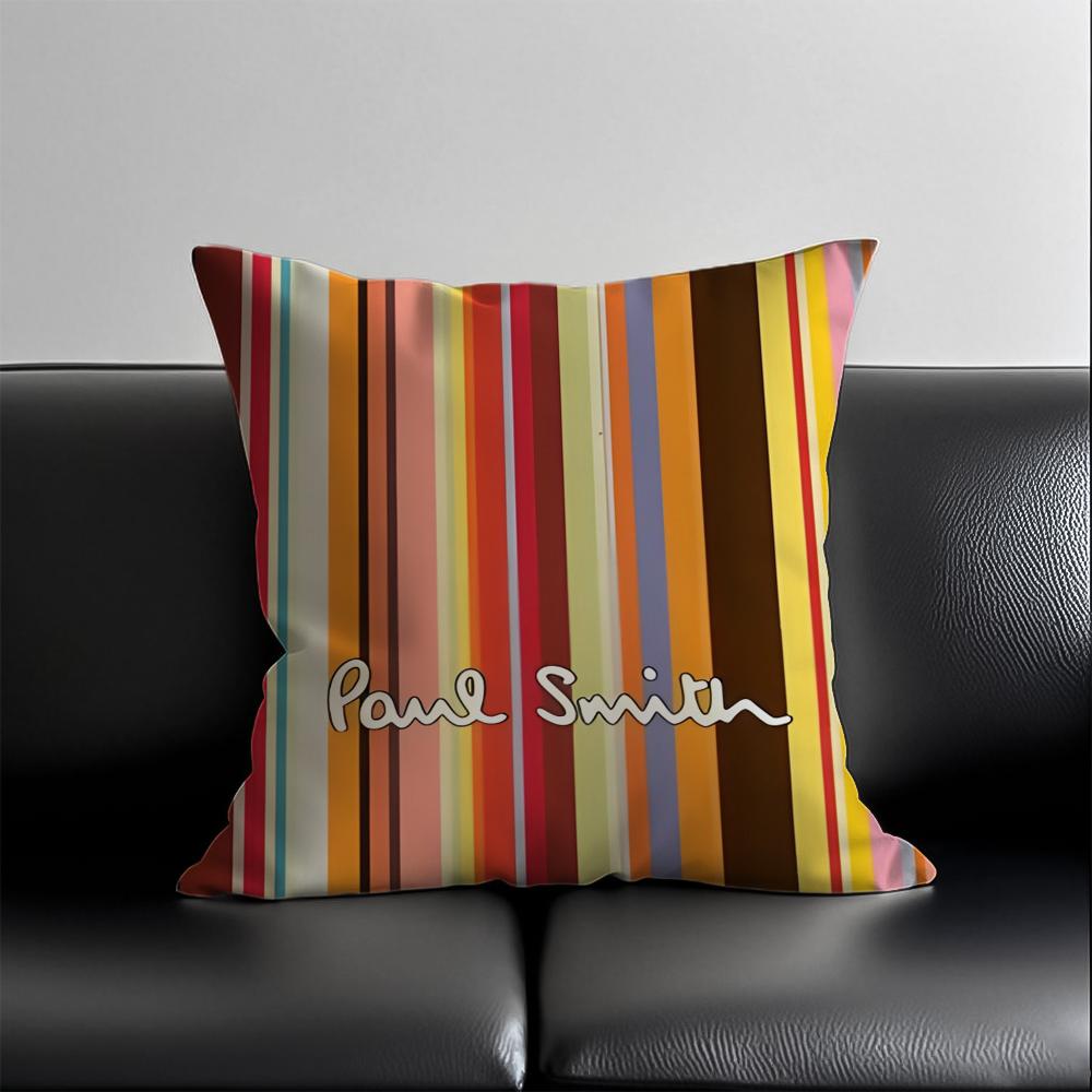 S-SmithS-F-FashionS-P-Paul Pillow Case Anti-dustmite Pillowcase Invisible zipper silky short plush Sofa cushion cover