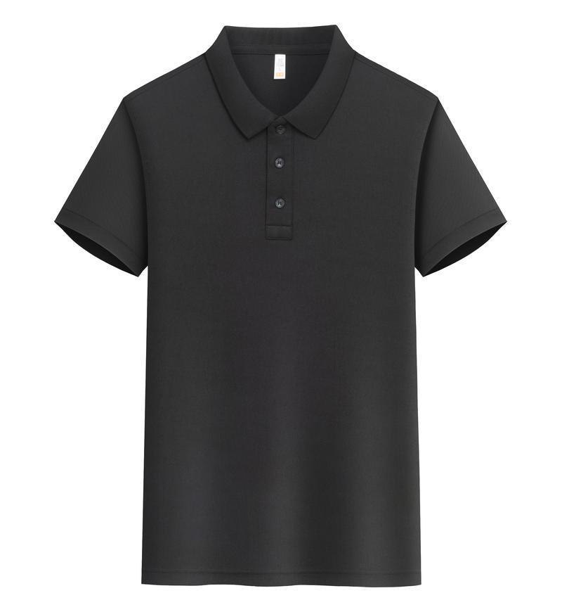 Herren Kurzarm Bambuskohle Poloshirt mit Ice Silk Technologie.