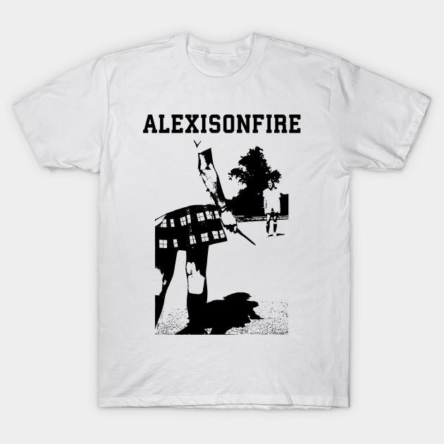 

Men Black Print T-shirt Alexisonfire Band No-Cut Transfer Paper Print Cotton Tshirt 4XL білий