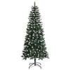 Artificial Christmas Tree with 150 LEDs and Stand Green 150 cm