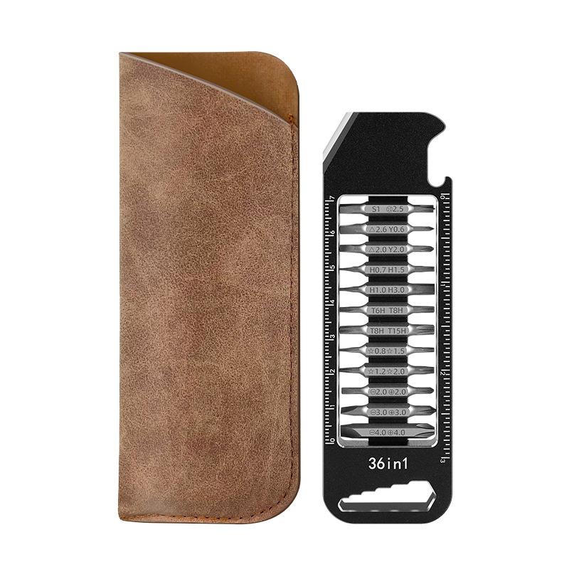 Dual-Tip Multi-Function Repair Tool Set with Bottle Opener Screwdriver
