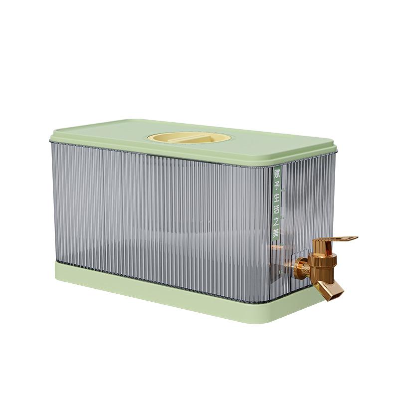 Large Cold Kettle Refrigerator With Faucet Lemonade Bottle Drinkware Kettle Pot Beverage Dispenser Home Cool Water Jug Bucket