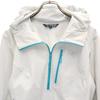 ARC'TERYX Nylon Blend Logo Half Zip Outdoor Jacket M Gray Pullover Hood Women Used
