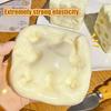 Realistisches Käse-Quetschspielzeug Großes TPR Fidget Dickes Langsam aufsteigendes Spielzeug Dekompressions-Gadget zur Stressbewältigung Tragbare Schreibtischdekoration für Kinder Erwachsene