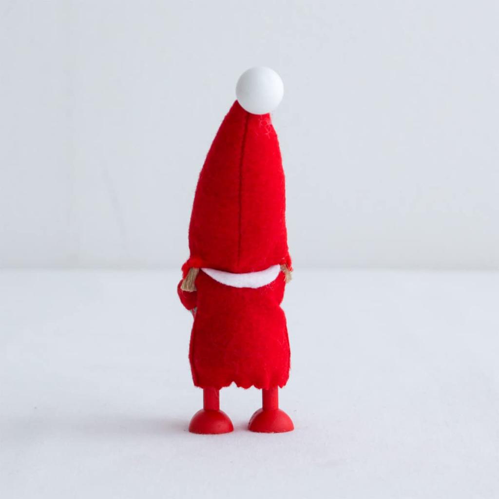 NORDIKA Nisse Christmas Wooden Girl with Green Doll, Present,