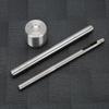3PCs Button Installation Tool Rivet Fix Set Hand Operation Crafts Comfortable Grip Steel
