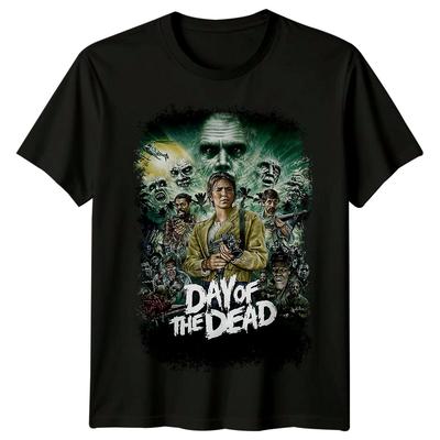 Dia de los Muertos (1985) Camiseta Inspirada en Póster de Película Camiseta Gráfica Retro Unisex