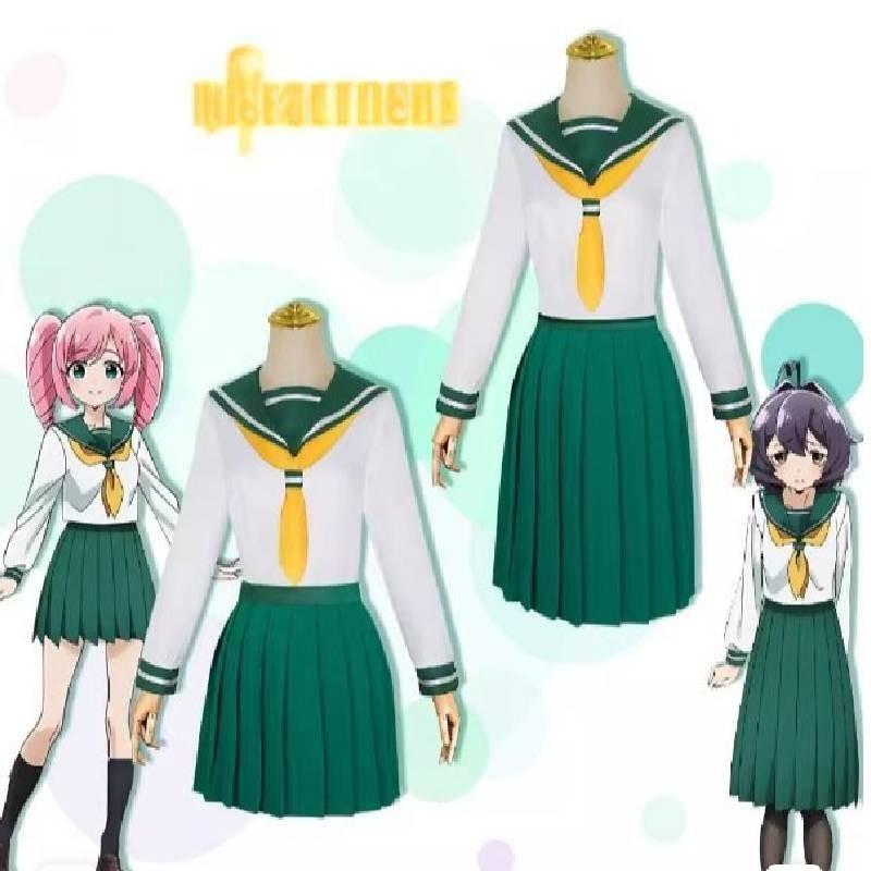 Magical Girl Cosplay Costume Shion Mutina Jk Uniform Ice Linen Spring 2024 Anime School Uniform
