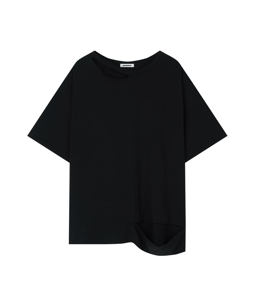 Saendeulig Overfit Washed Tee_Black