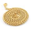 18K Stainless Steel Dragon Bone Necklace - Unisex Hip Hop Titanium Chain