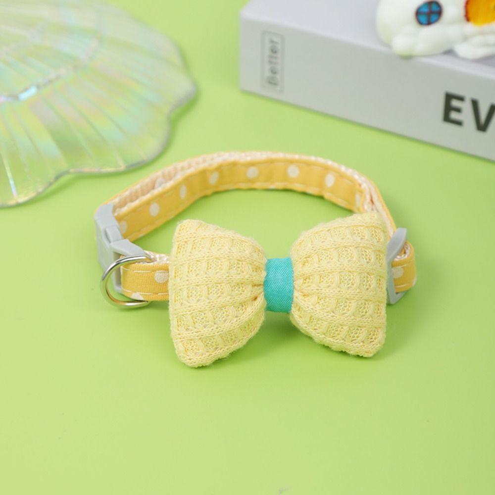 Adjustable Pet Collar Candy Color Puppy Neck Strap New Cat Necklace Kitten