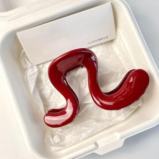 Damen Haarklammer Geometrische Form Anti-Rutsch-Zähne Haarspange Dusch-Hinterkopf-Haarspange Haaraccessoires