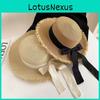 Paper Straw Sun Hat With Big Brim For Women Summer Sun Protection And Fashion Accessory