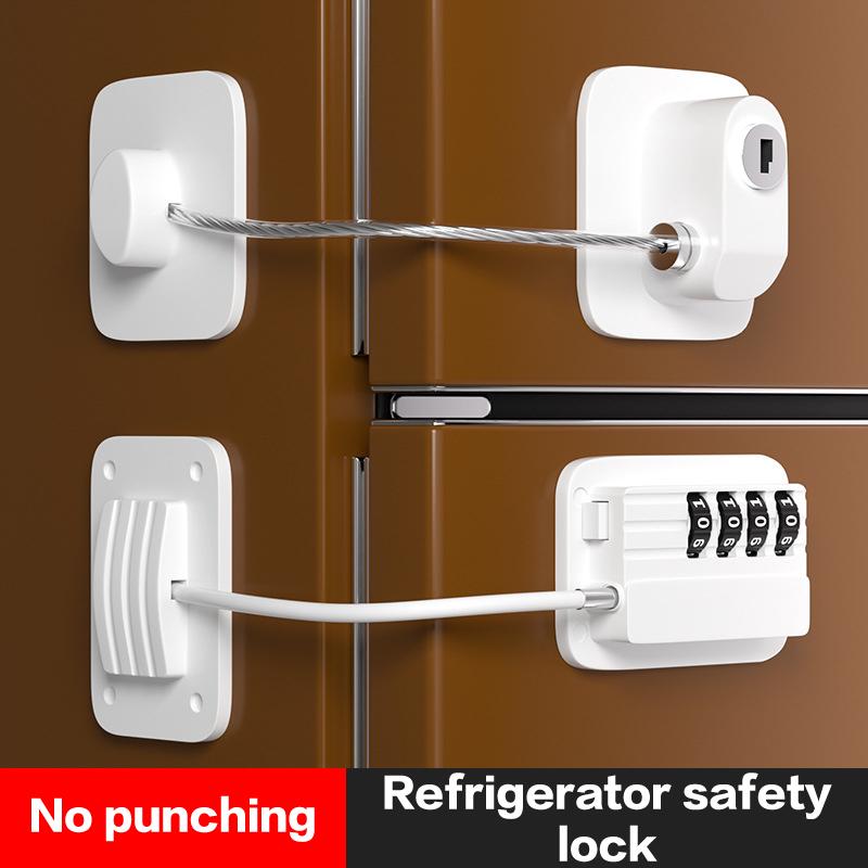 New Digital Password Limit Positioning Combination Lock Baby Safety Children Protection Sliding Closet Window Safety Fridge Lock