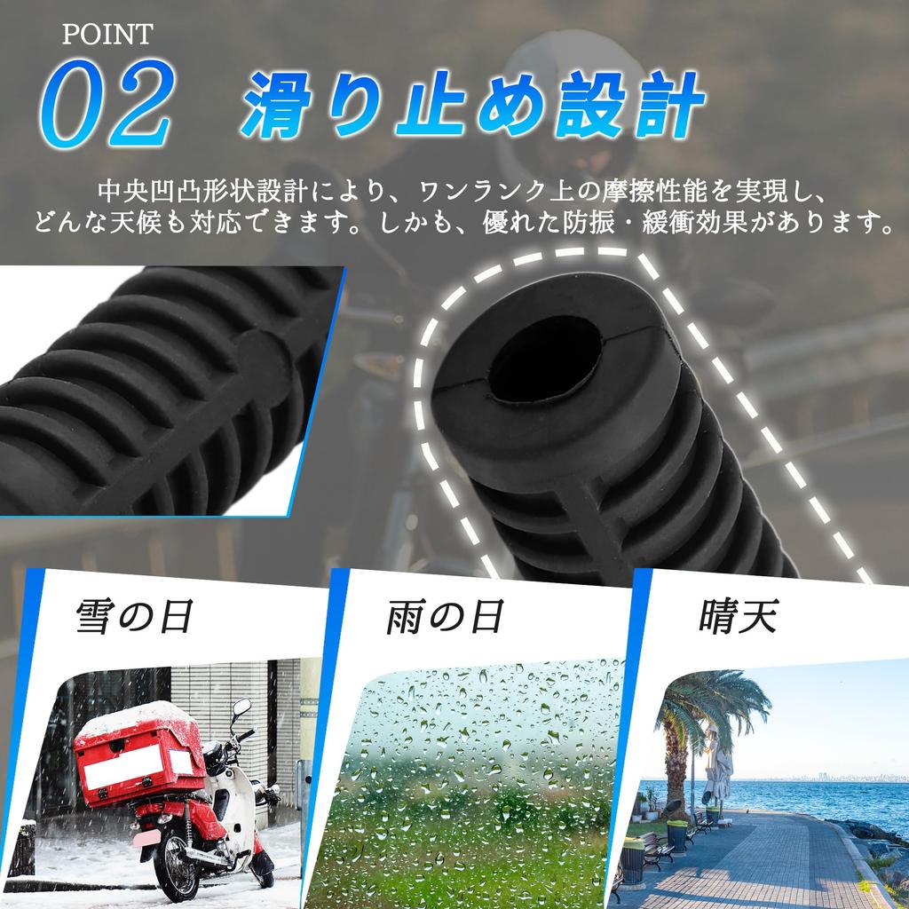 RATCHROLL Bike Step Universal Rubber Step Footpeg Highway Peg Rest