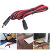 DC5521 Power Supply Cable, DC5.5x2.1mm Adapter Cord Male to Female Extension Wire for LED Strips 12V-24V Devices