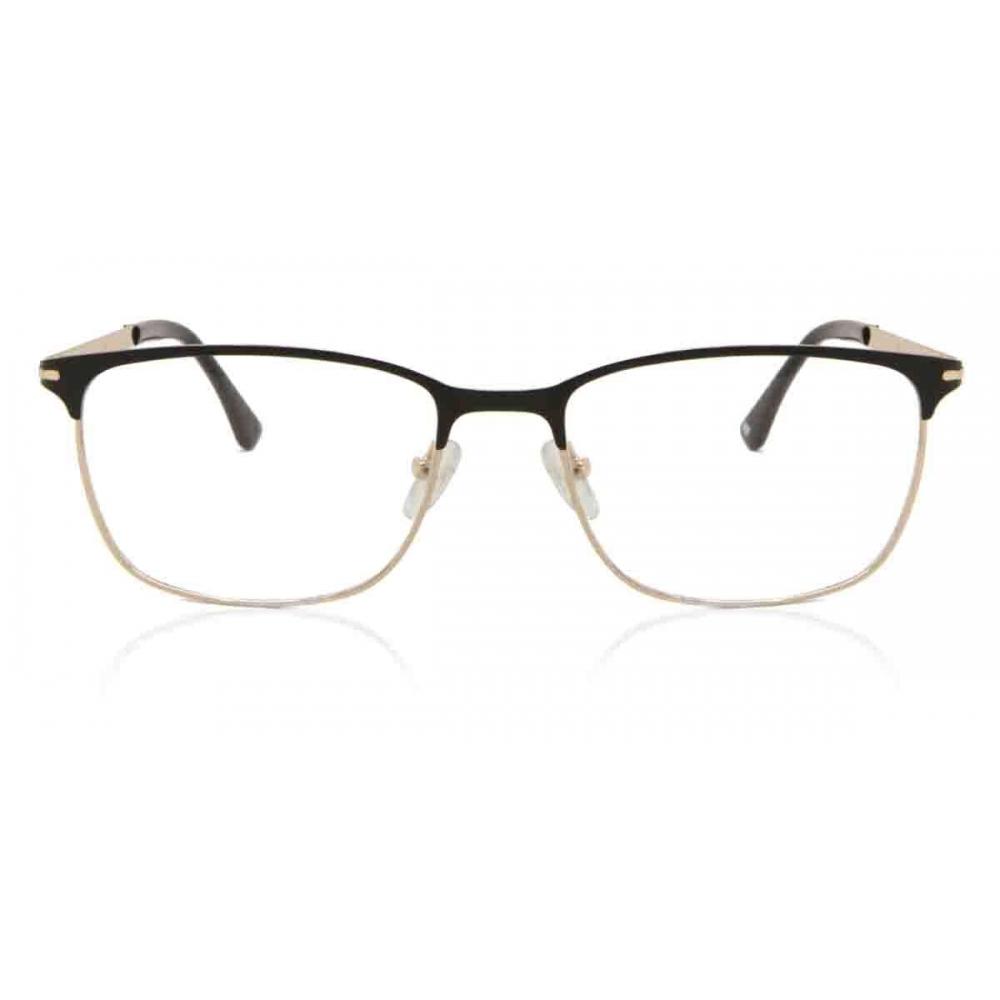 

Ободковые квадратные черно-золотые очки унисекс Smartbuy Collection Clausen 899b Black Gold/54-17-142