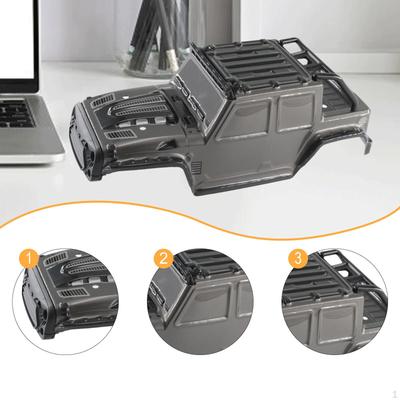 Carro RC 1/16 Modificação da Carroceria Profissional Alto Desempenho Peças de Reparo Instalação Fácil para