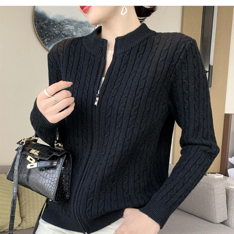 

Свитер с жареным тестом, пальто, кардиган, женский ленивый стиль, весенне-осенний утолщенный свободный корейский ретро-свитер с капюшоном, модный топ