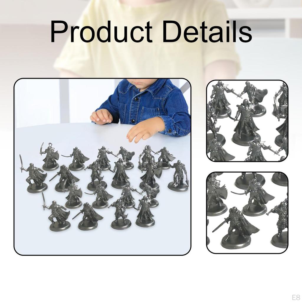 20 Ancient Figures Mini Figurines for Diorama And Playset
