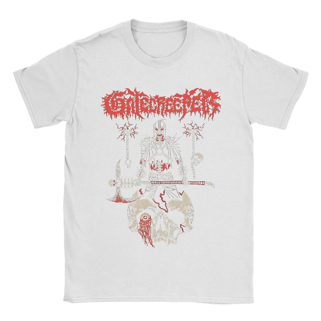 Men's Band Gatecreeper T Shirts  100% Cotton Clothes Unique Short Sleeve Crew Neck Tee Shirt Plus Size T-Shirts