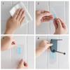 Clothes Hanger Wall Mounted Plastic Household Laundry Room Hanging Coat Drying Holder Stand Punch Free Organizer Hook