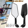 2pcs Rearview Side Mirrors Universal Motorcycle Mirror Rearview Mirror E-Bike Scooter Angle Adjustable Rotating Mirrors
