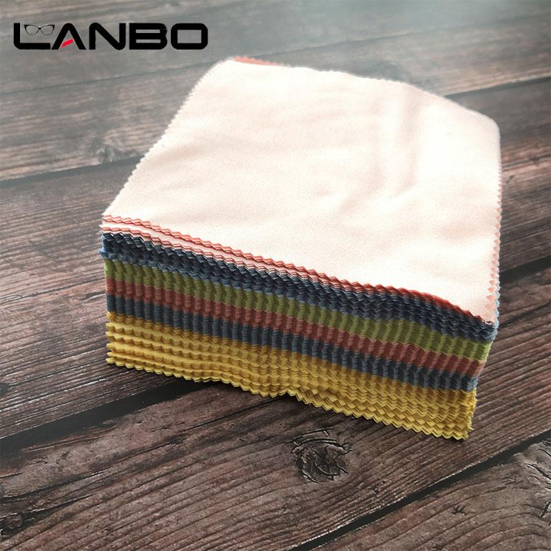 100pcs Glasses Cloth Microfiber Cleaner Cloths Cleaning Glasses Lens Clothes Eyeglasses Cloth Eyewear Accessories