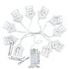 2M 10LED Weihnachten Holzhaus LED Lichterkette 2025 Neujahr Home Hängegirlande Weihnachtsbaum Ornamente Dekoration Lampe