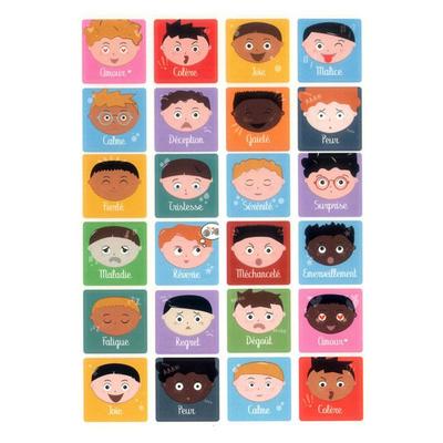 Emotions Aufkleber - CTOP - 3x3cm - 48 Stück
