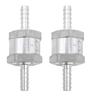 Amrxuts 6mm 6mm 1/4 Fuel Non Return One Way Check Valve Gasoline Diesel Fuel