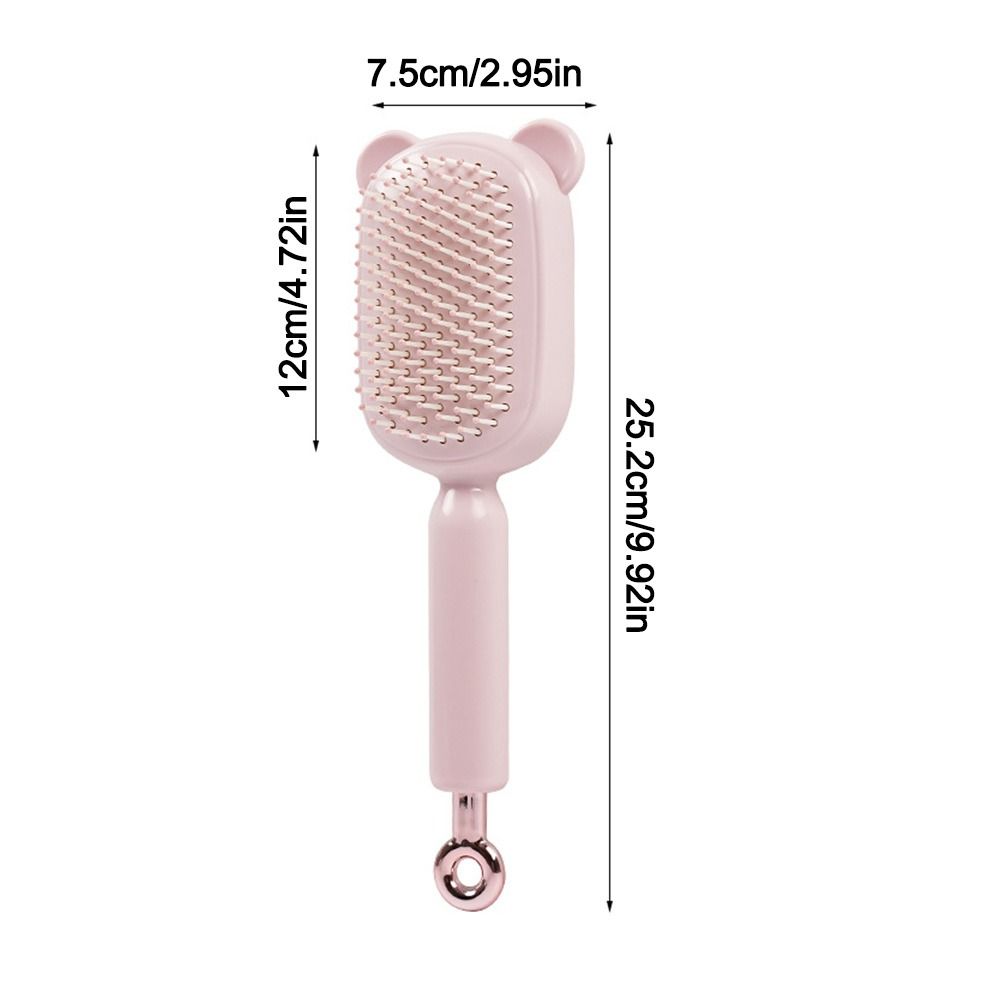 Self Cleaning Magic Retractable Comb Hairdressing Hair Comb Hairdressing Hairstyling Tools