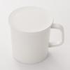 MUJI Polypropylene Mug with Lid 270ml White Diameter 8cm Height 8cm