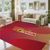 Union Berlin FC Design Crystal Velvet Rug Soft Decorative Mat for Bedroom Entrance