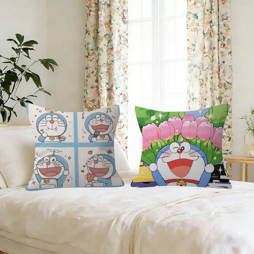 Pillow Cushion Cover Pillowcase Living Room Sofa Home Decor Anime D-D-Doraemones Classic