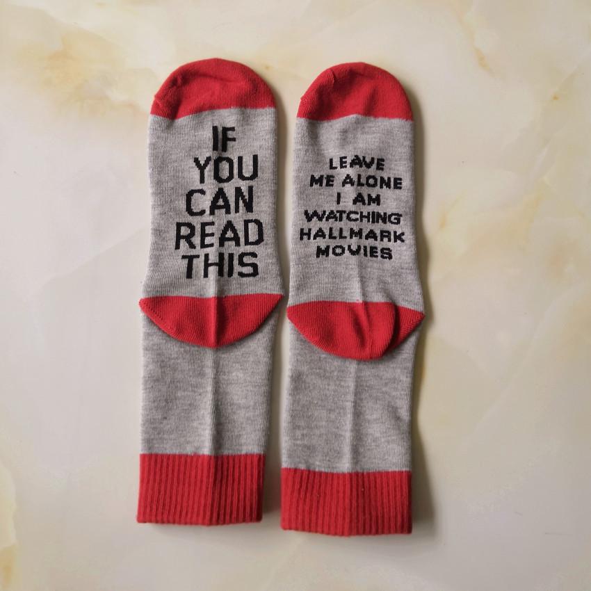 

Рождественские спортивные хлопковые носки до середины икры One Size