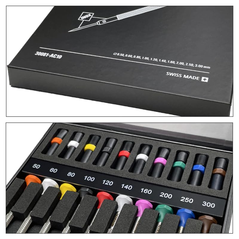 BERGEON Watch Repair Tool Set of 10 Screwdrivers in a Paper Box (BE30081-AC10) - Officially Imported