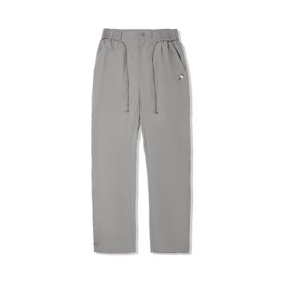 Li Ning X Staple Kollaborationsserie Einfarbige Mittelhohe Bequeme Atmungsaktive Vielseitige Gerade Bein Freizeithose Herrenunterteile AKXV315-1